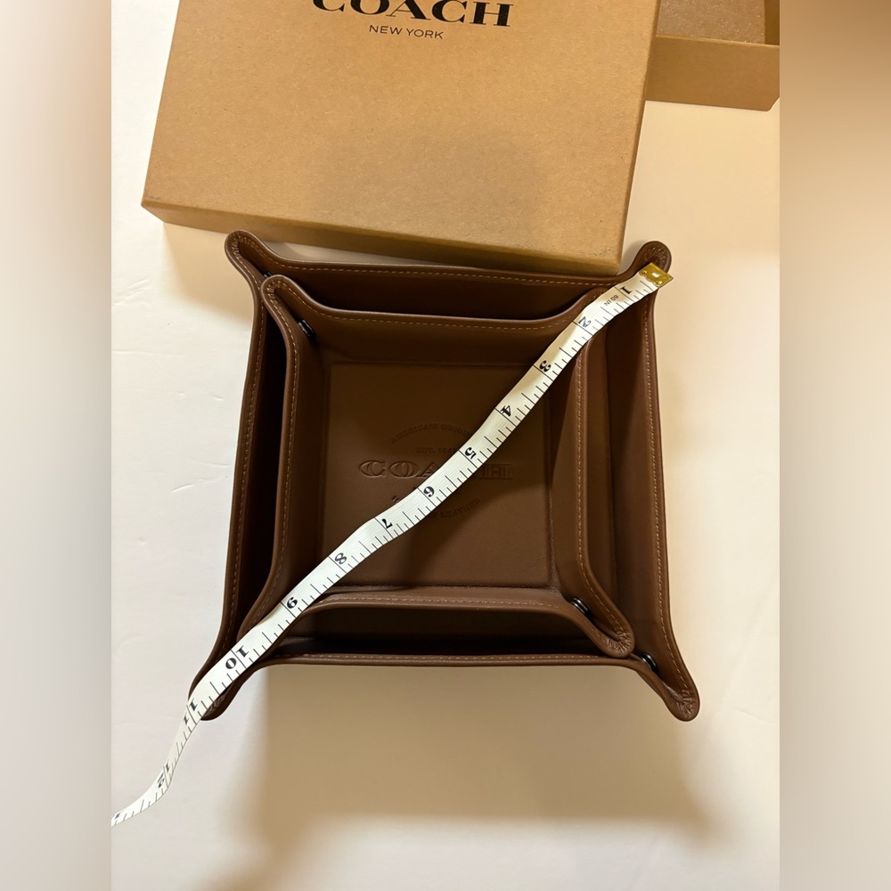 Coach brown Leather boxed valet set Accessory - Picture 10 of 10